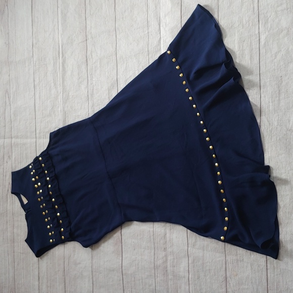 MICHAEL Michael Kors Dresses & Skirts - MICHAEL MICHAEL KORS SHIFT DRESS WITH STUDS AND RUFFLES